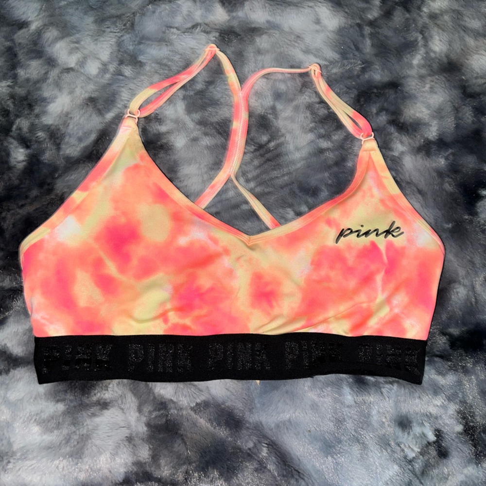 Victoria Secret’s Pink Tie Dye Sports Bra
